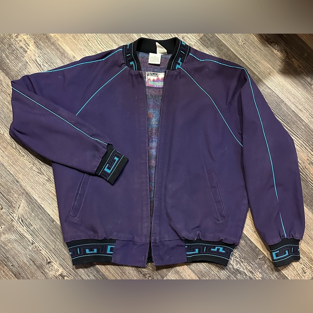 Vintage 90s rodeo jacket/coat purple size large